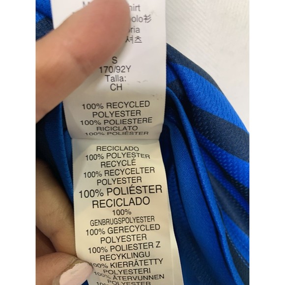 Oakley Mens Step Shade Stripe Performance Polo Ozone Size Small NWT - Picture 9 of 12